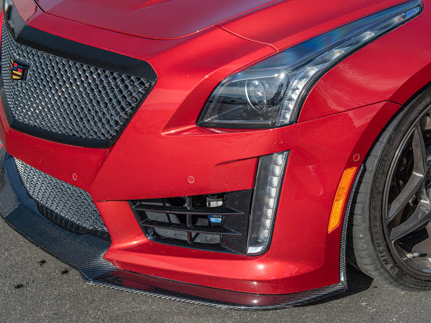 2016-2019 CTS-V3  | FRONT LIP SPLITTER GROUND EFFECTS AND WHEEL ARCHES - CARBON FIBER